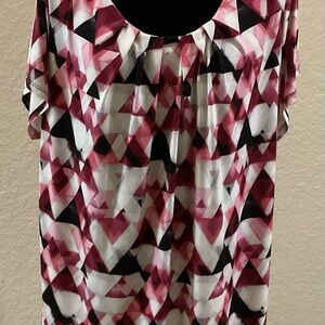 Worthington Blouse Elegant Pink Top